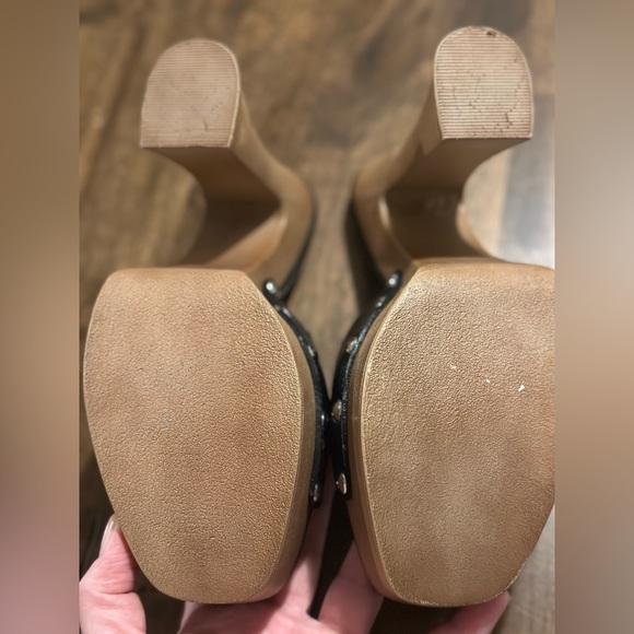 Steve Madden Leather platform Heel EUC size 8.5 - Picture 6 of 8